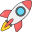 Filled Rocket